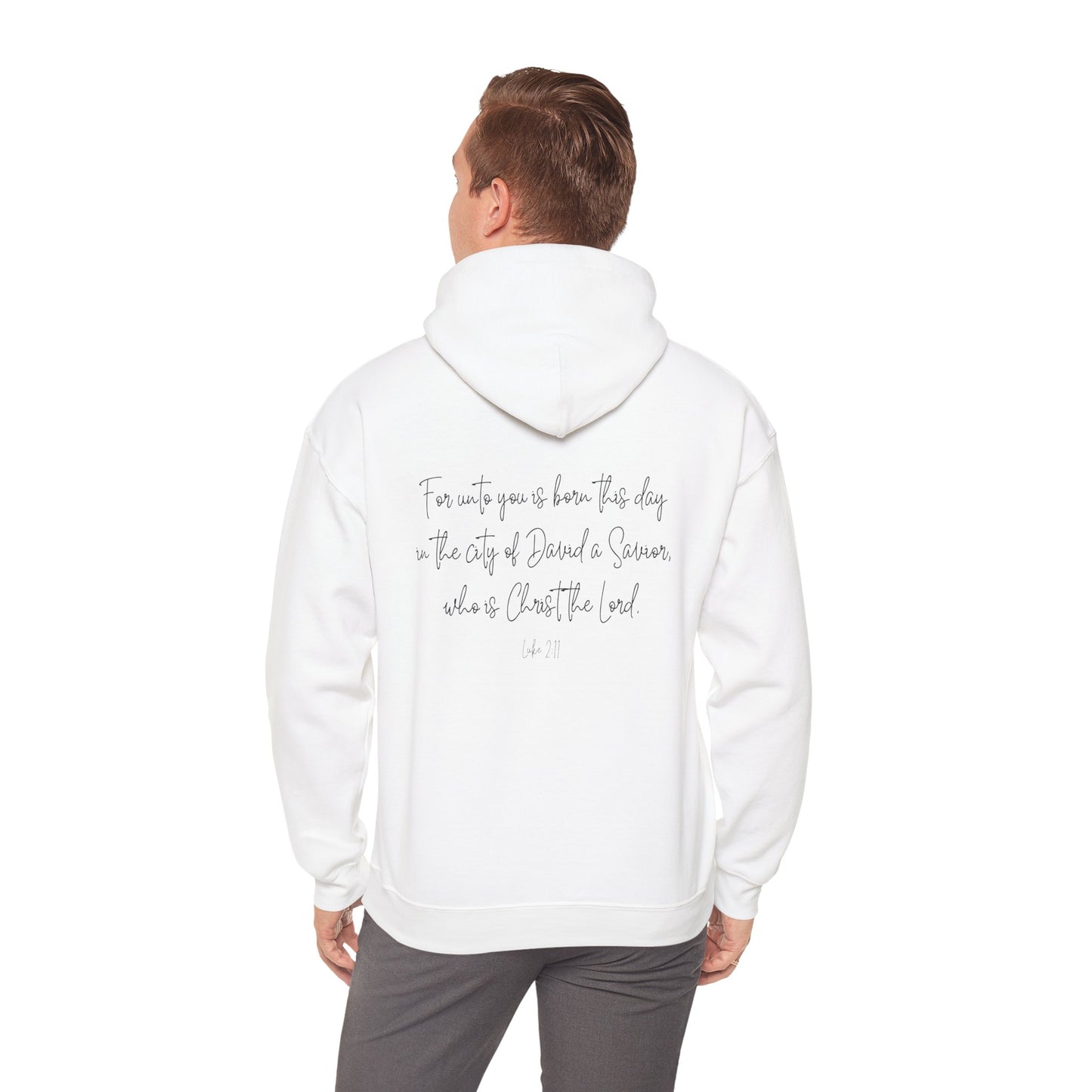 Luke 2:11 Nativity Hooded Sweatshirt