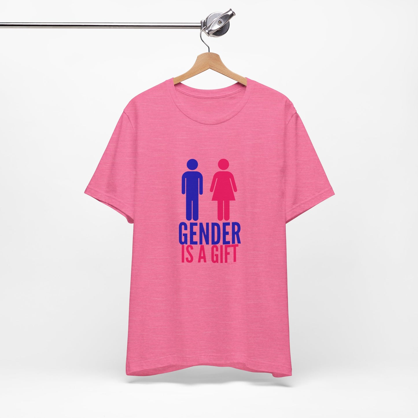 "Gender is a Gift" (full bodies) Unisex Jersey Short Sleeve Tee