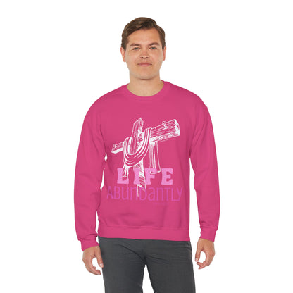 Life Abundantly Monochrome Crewneck Sweatshirt