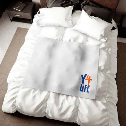 Y4Life White Sweatshirt Blanket