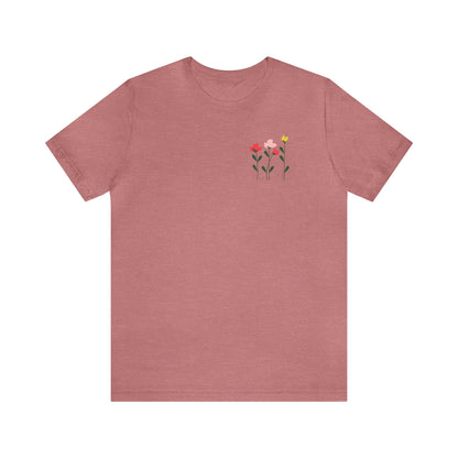 Floral Made 4 Life Unisex Jersey Short Sleeve Tee