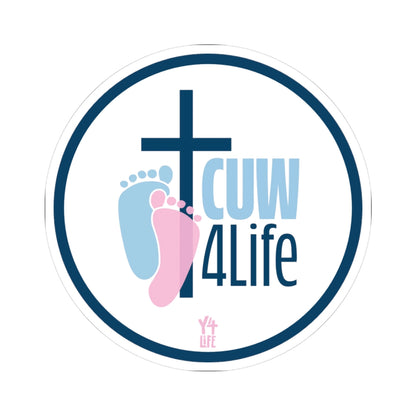 CUW4Life Round Team Sticker