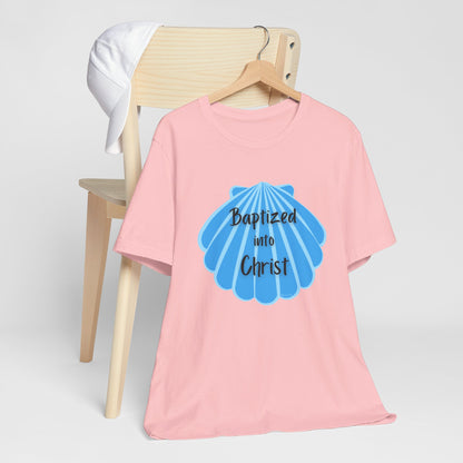 "Baptized into Christ" Unisex Jersey Short Sleeve Tee