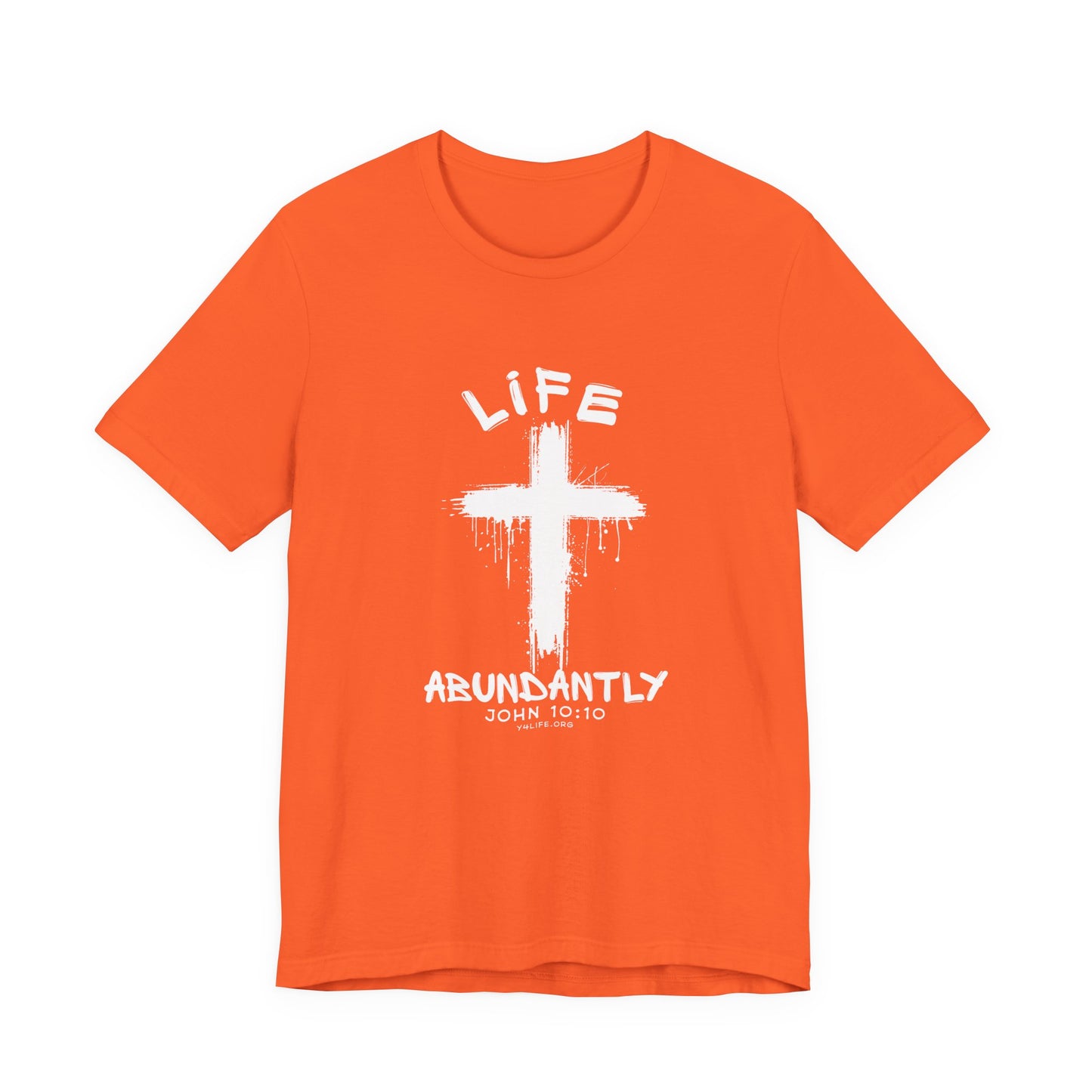 Life Abundantly Single Color Short Sleeve Tee