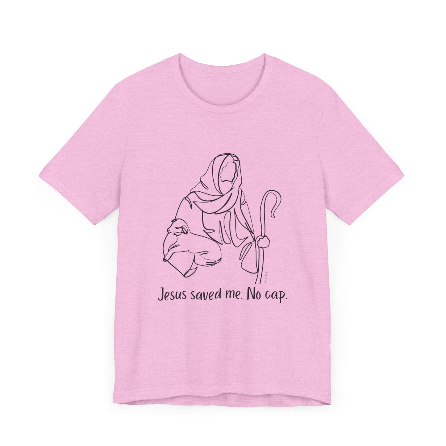 "Jesus Saved Me" Unisex Jersey Short Sleeve Tee