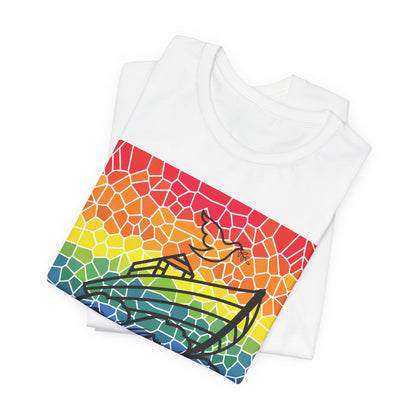Noah's Ark Stained Glass Unisex Jersey Short Sleeve Tee