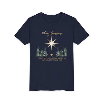 Merry Christmas Youth Short Sleeve Tee