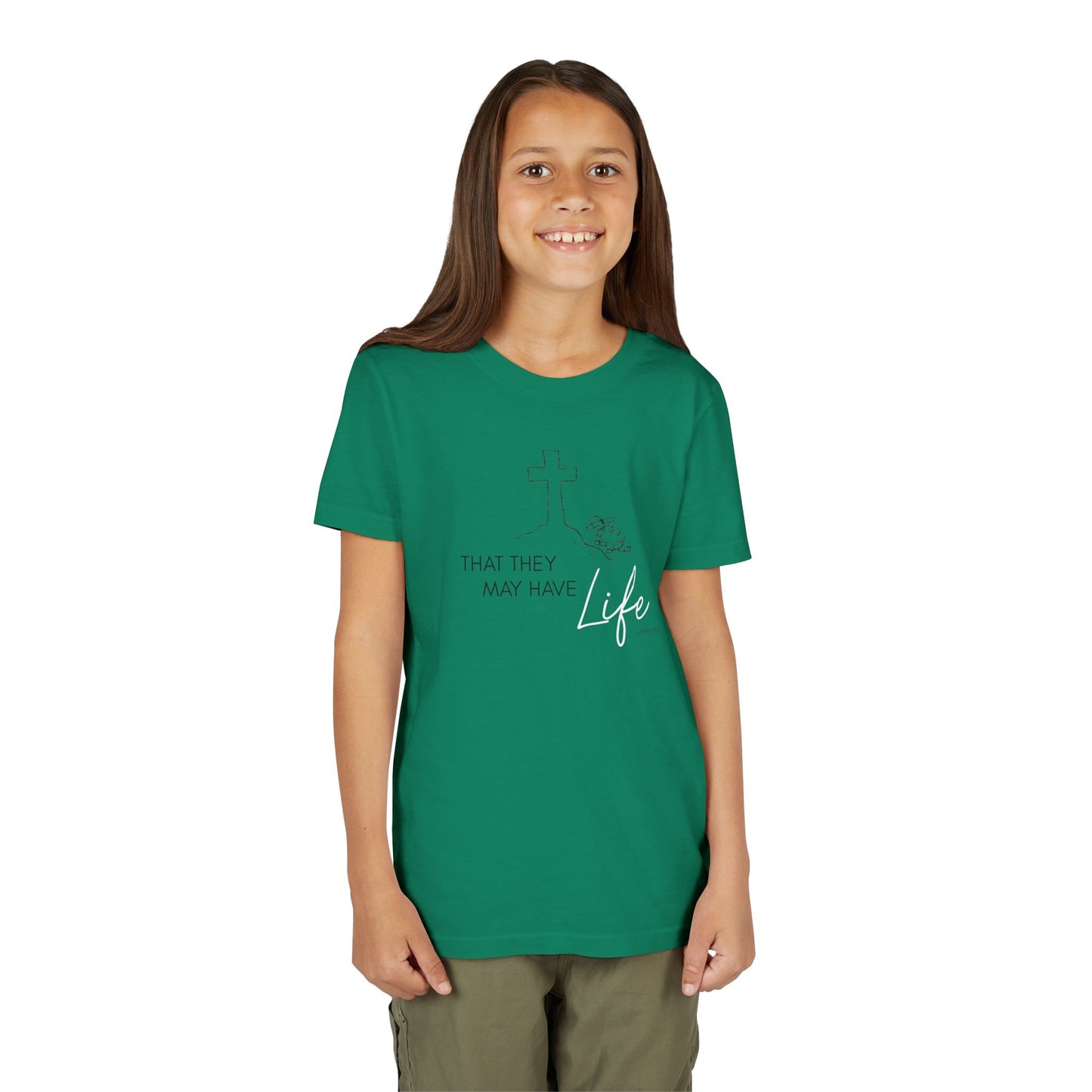 That They May Have Life Youth Short Sleeve Tee