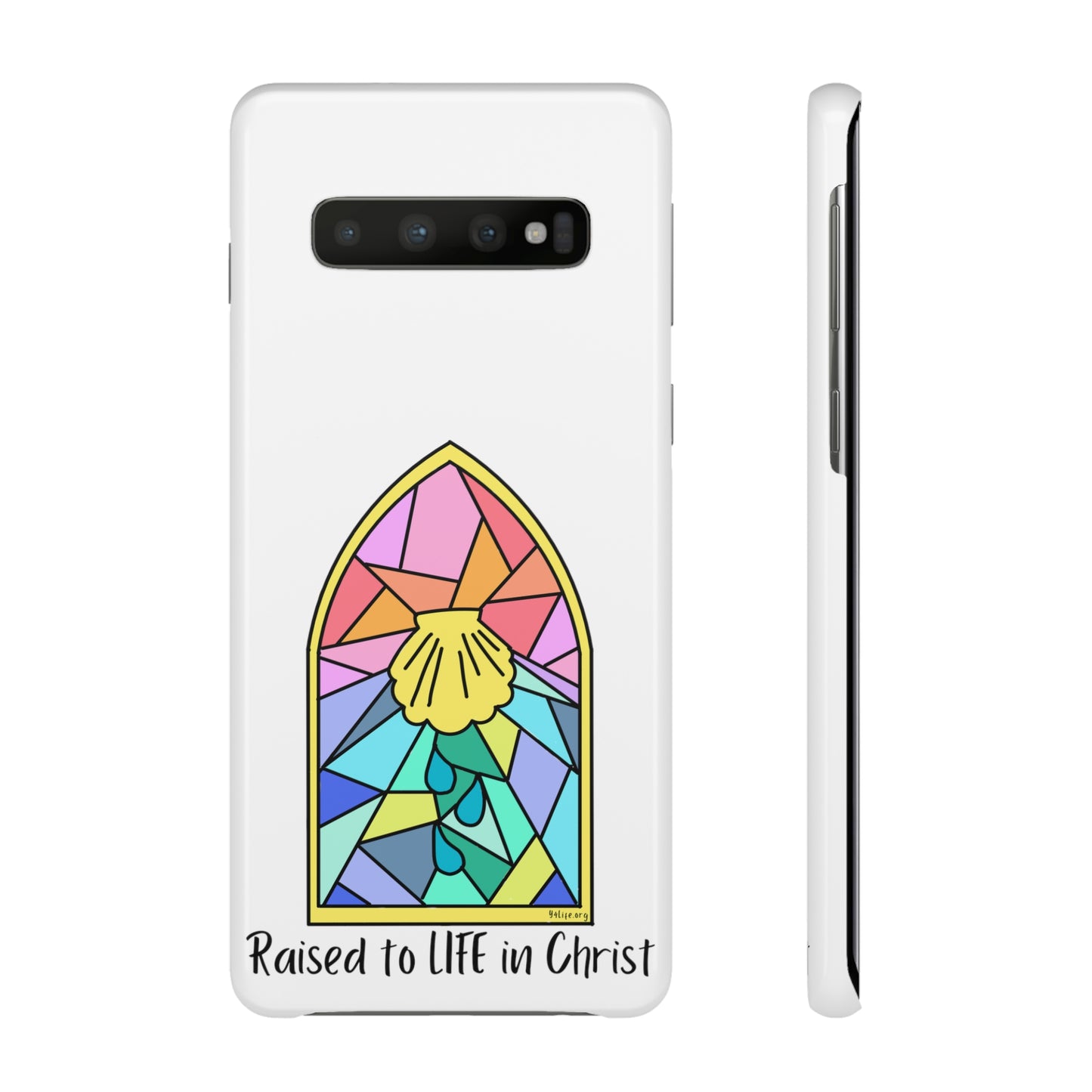 "Raised to Life in Christ" Snap Cases