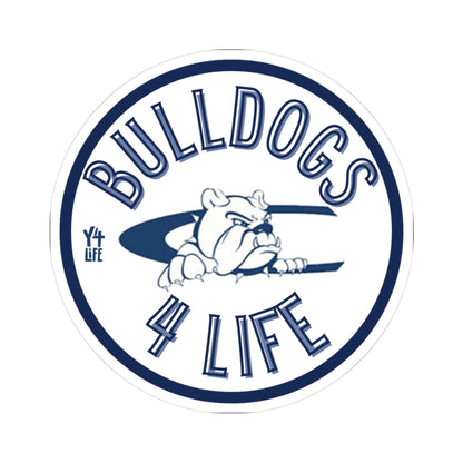 Bulldogs 4 Life Round Team Sticker
