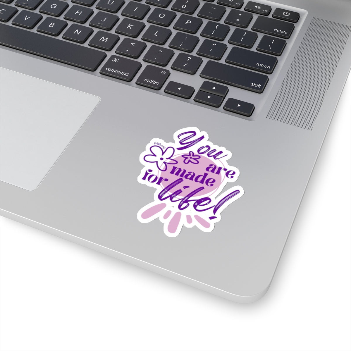 Made for Life Purple Kiss-Cut Sticker