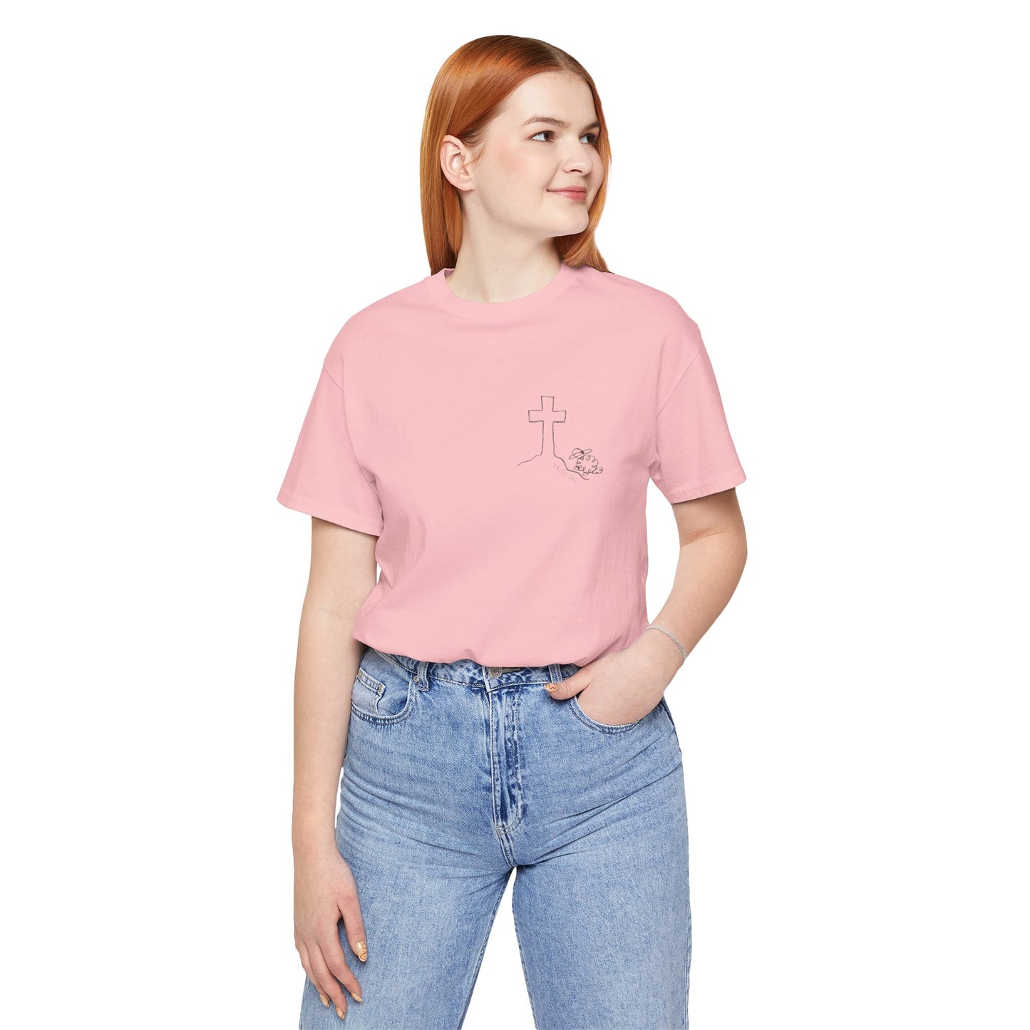 That They May Have Life Unisex Jersey Short Sleeve Tee