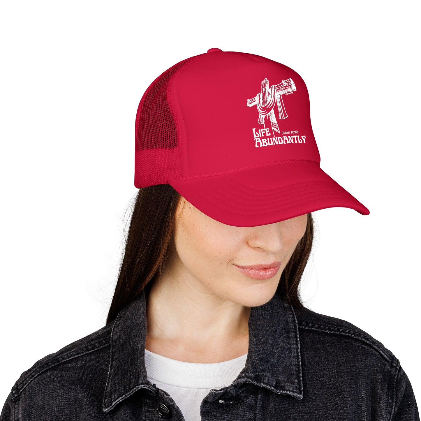 Life Abundantly Foam Trucker Hat