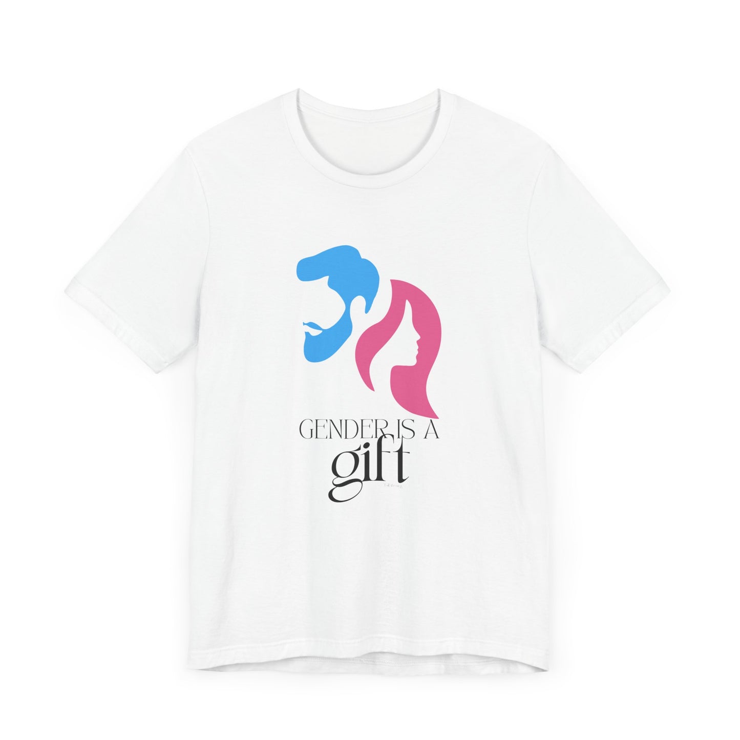 "Gender is a Gift" (faces) Unisex Jersey Short Sleeve Tee