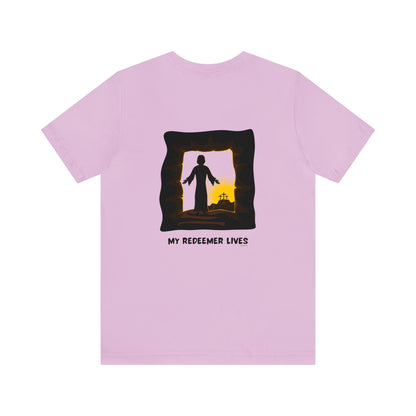 My Redeemer Lives Unisex Jersey Short Sleeve Tee