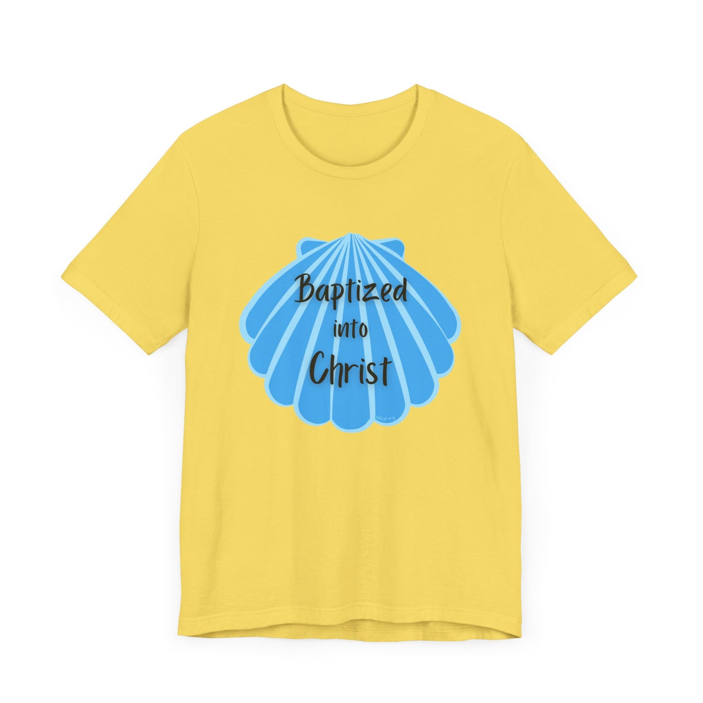 "Baptized into Christ" Unisex Jersey Short Sleeve Tee