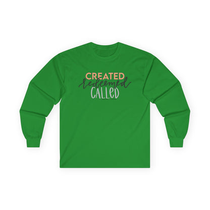 Created Redeemed Called Long Sleeve Tee
