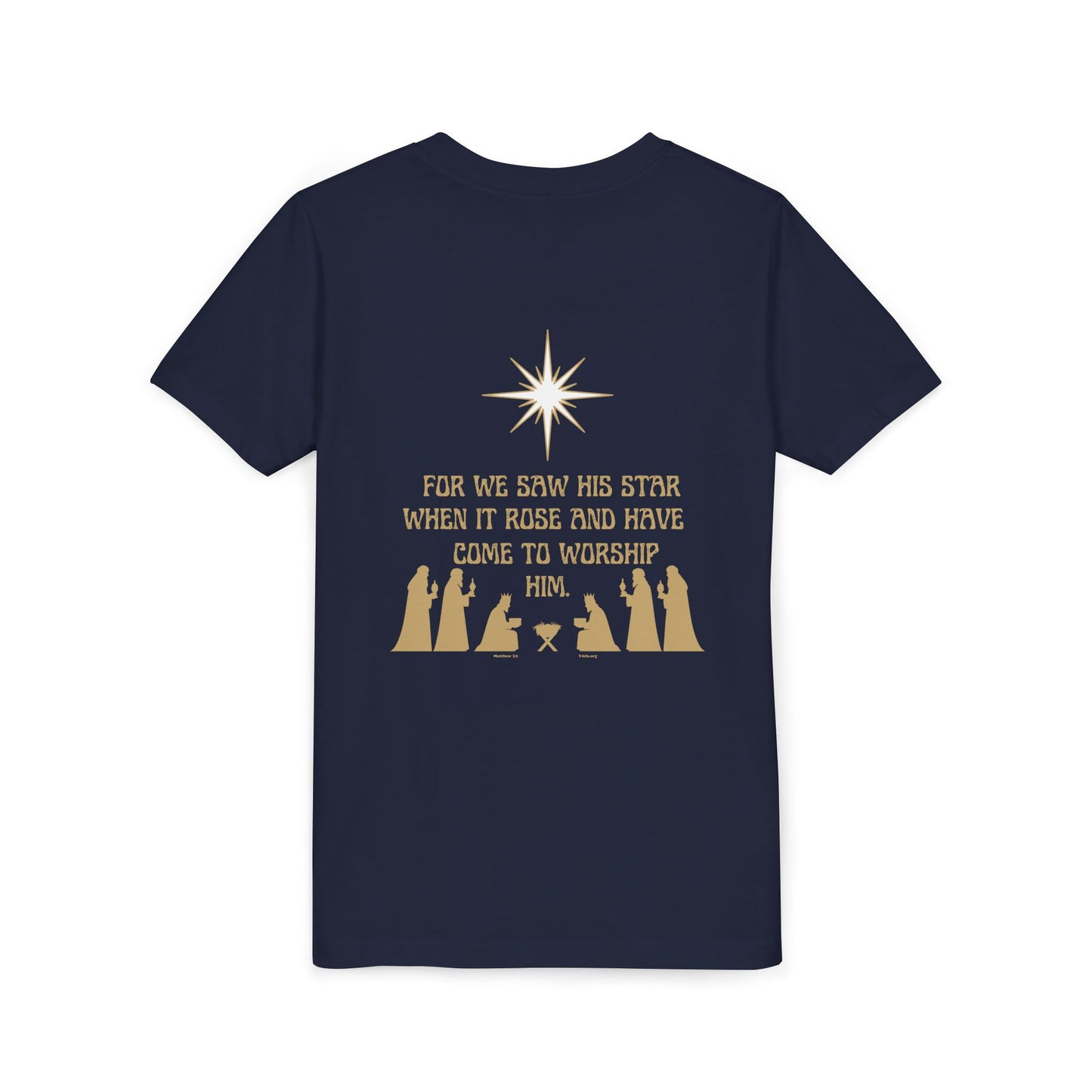 For We Saw His Star Youth Short Sleeve Tee