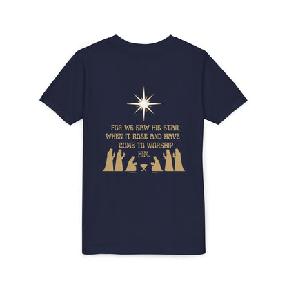 For We Saw His Star Youth Short Sleeve Tee