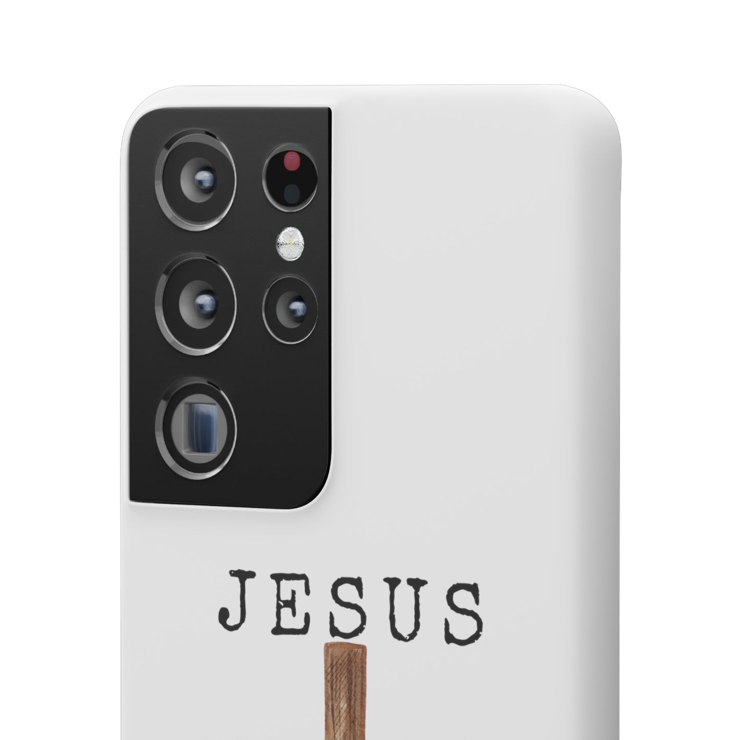 Jesus Saved Me Snap Cases