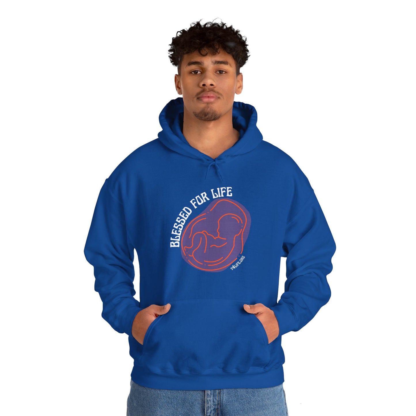 Blessed For Life Unisex Heavy Blend™ Hooded Sweatshirt