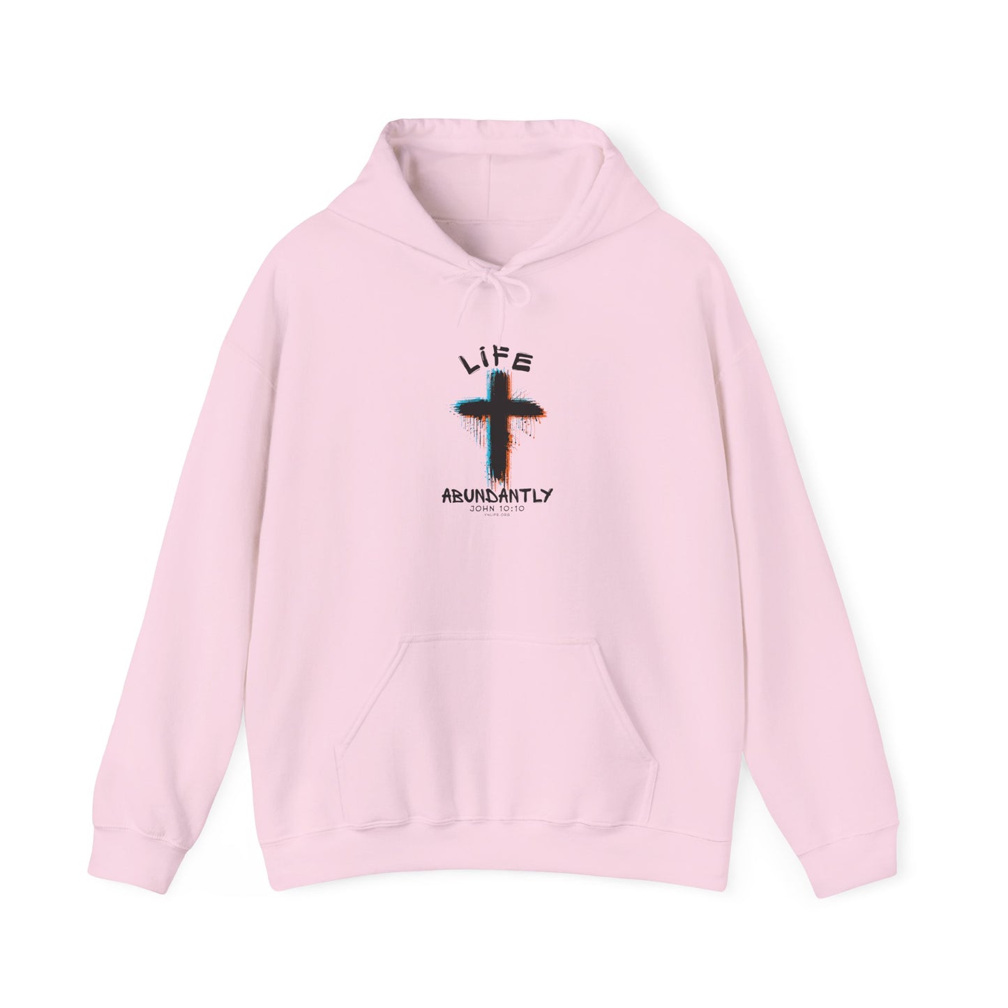 Life Abundantly Multicolor Hooded Sweatshirt
