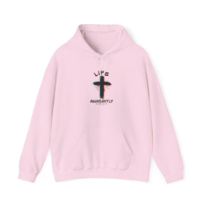 Life Abundantly Multicolor Hooded Sweatshirt