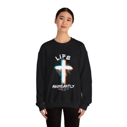 Life Abundantly Multicolor Crewneck Sweatshirt