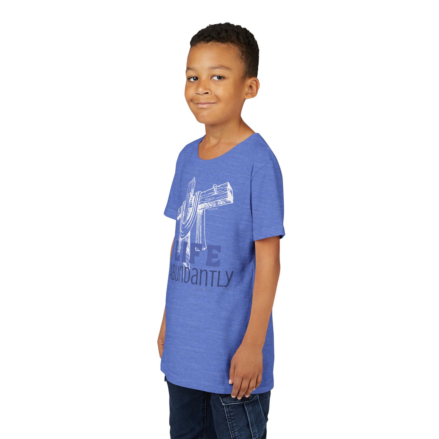 Life Abundantly Monochrome Youth Short Sleeve Tee