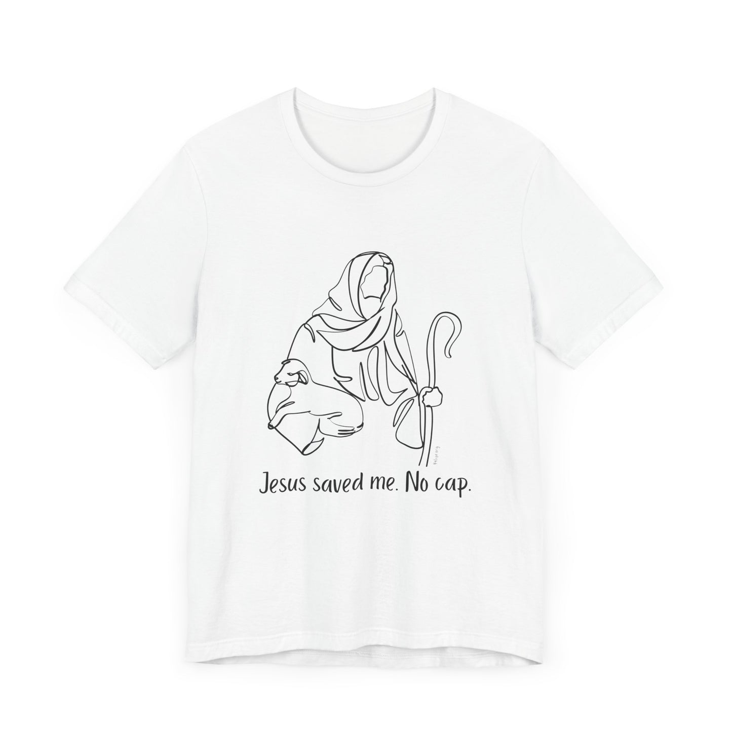 "Jesus Saved Me" Unisex Jersey Short Sleeve Tee