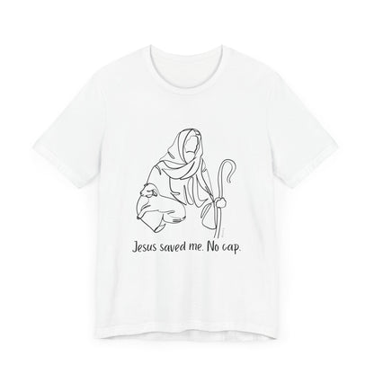 "Jesus Saved Me" Unisex Jersey Short Sleeve Tee