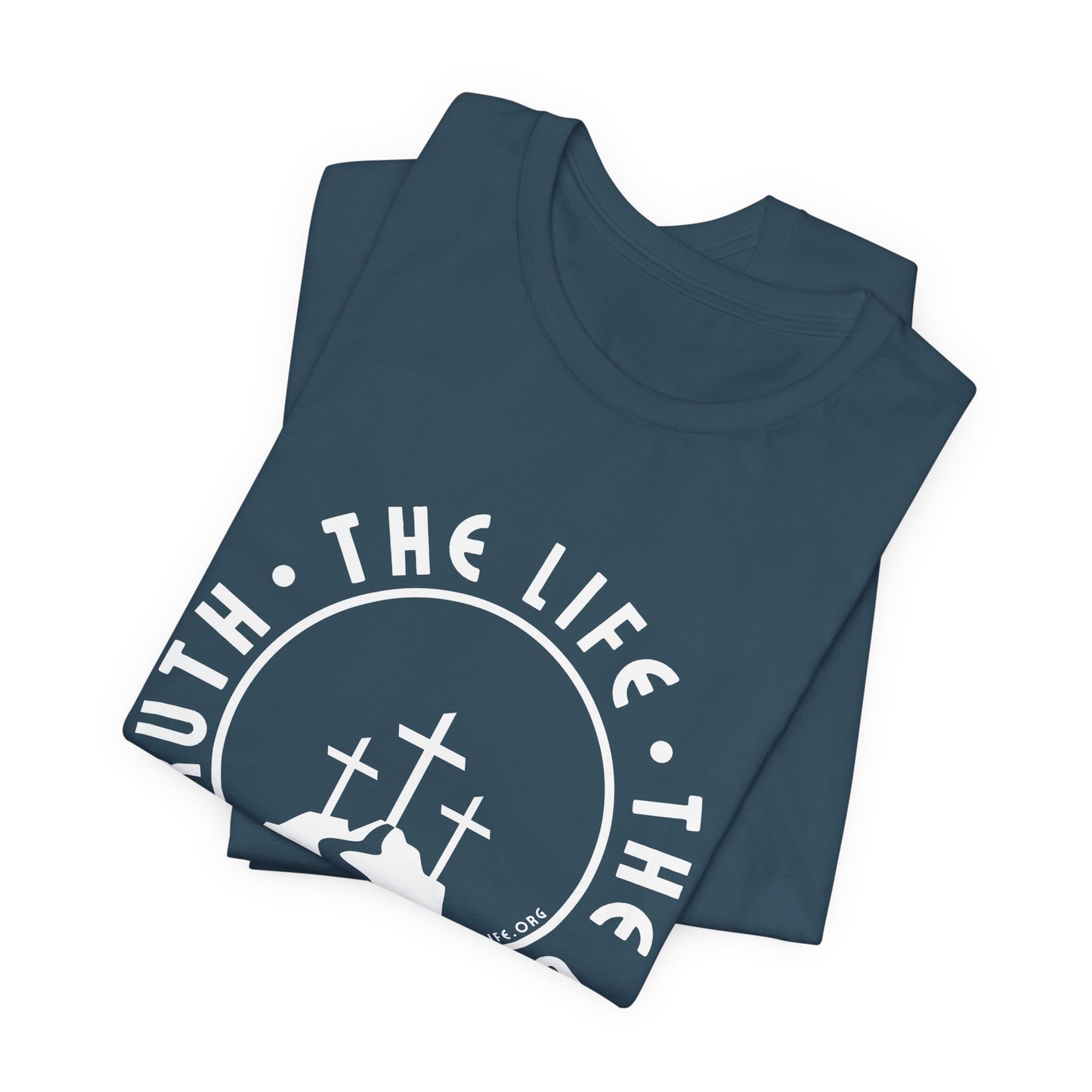 John 14:6 Single Color Short Sleeve Tee