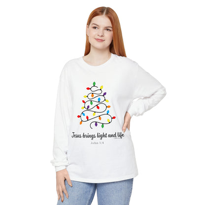 Jesus Brings Light and Life Long Sleeve Tee