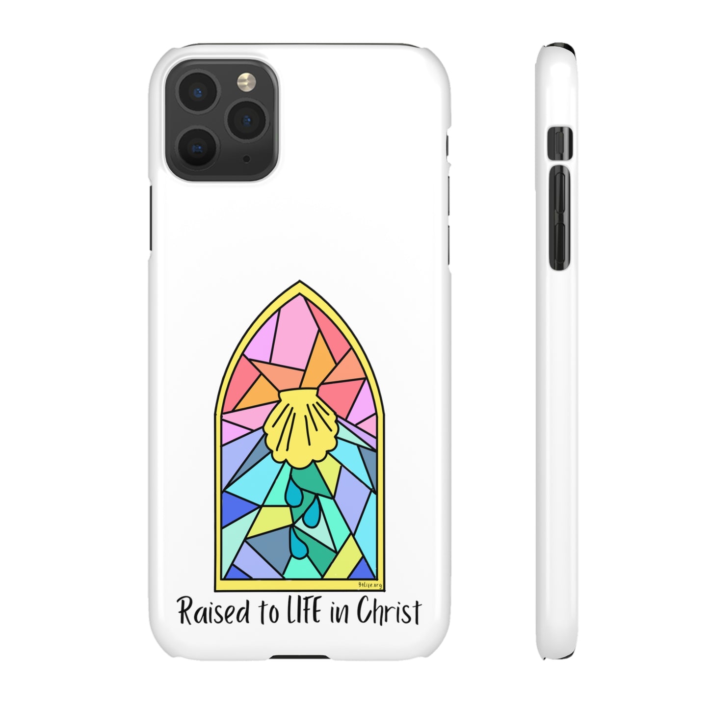 "Raised to Life in Christ" Snap Cases