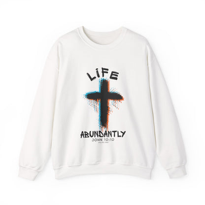 Life Abundantly Multicolor Crewneck Sweatshirt