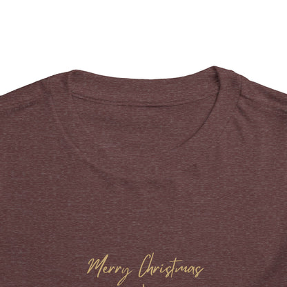 Merry Christmas Toddler Short Sleeve Tee