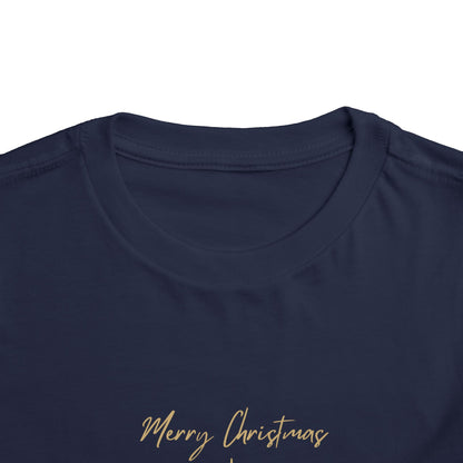 Merry Christmas Toddler Short Sleeve Tee