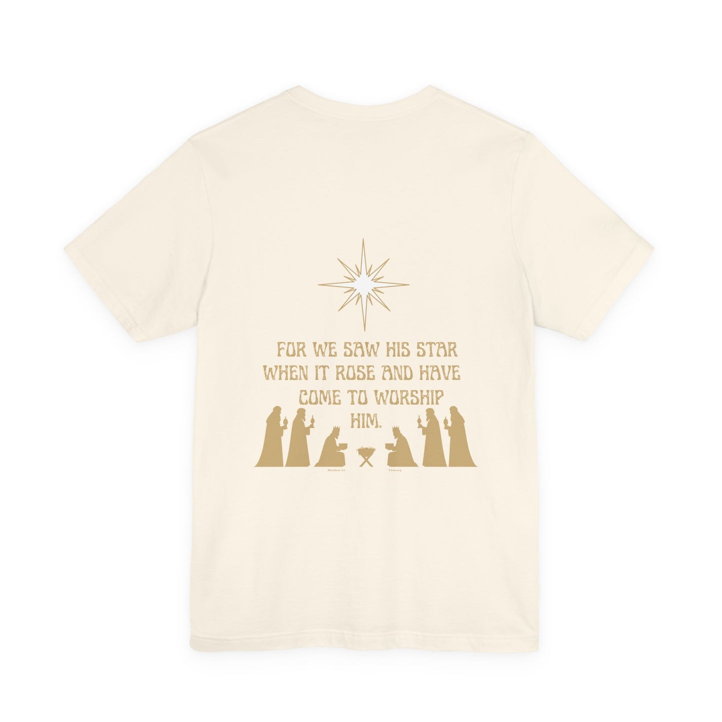 For We Saw His Star Short Sleeve Tee