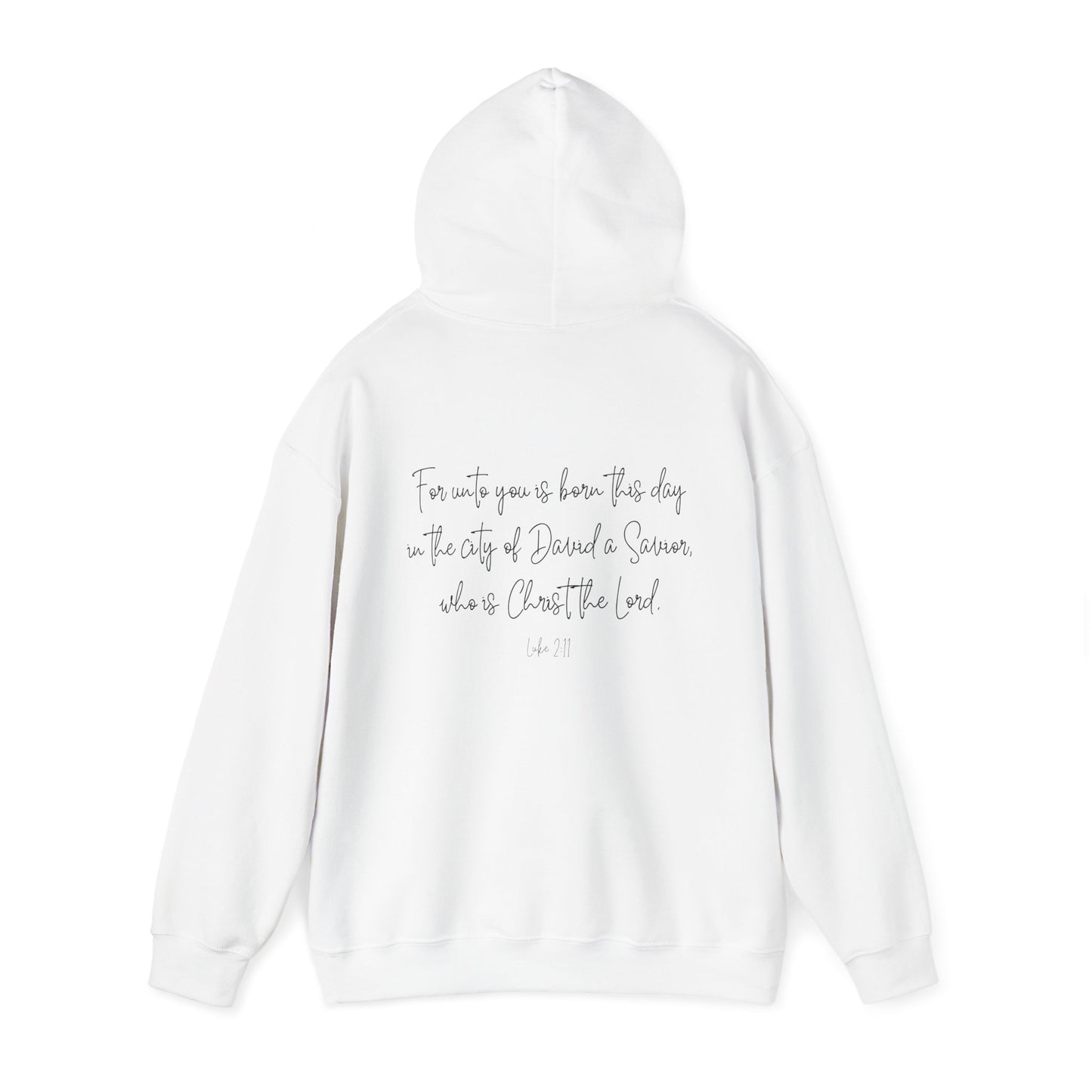 Luke 2:11 Nativity Hooded Sweatshirt