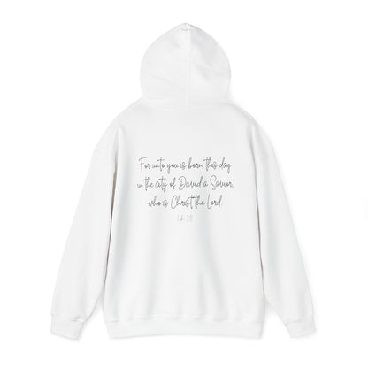 Luke 2:11 Nativity Hooded Sweatshirt