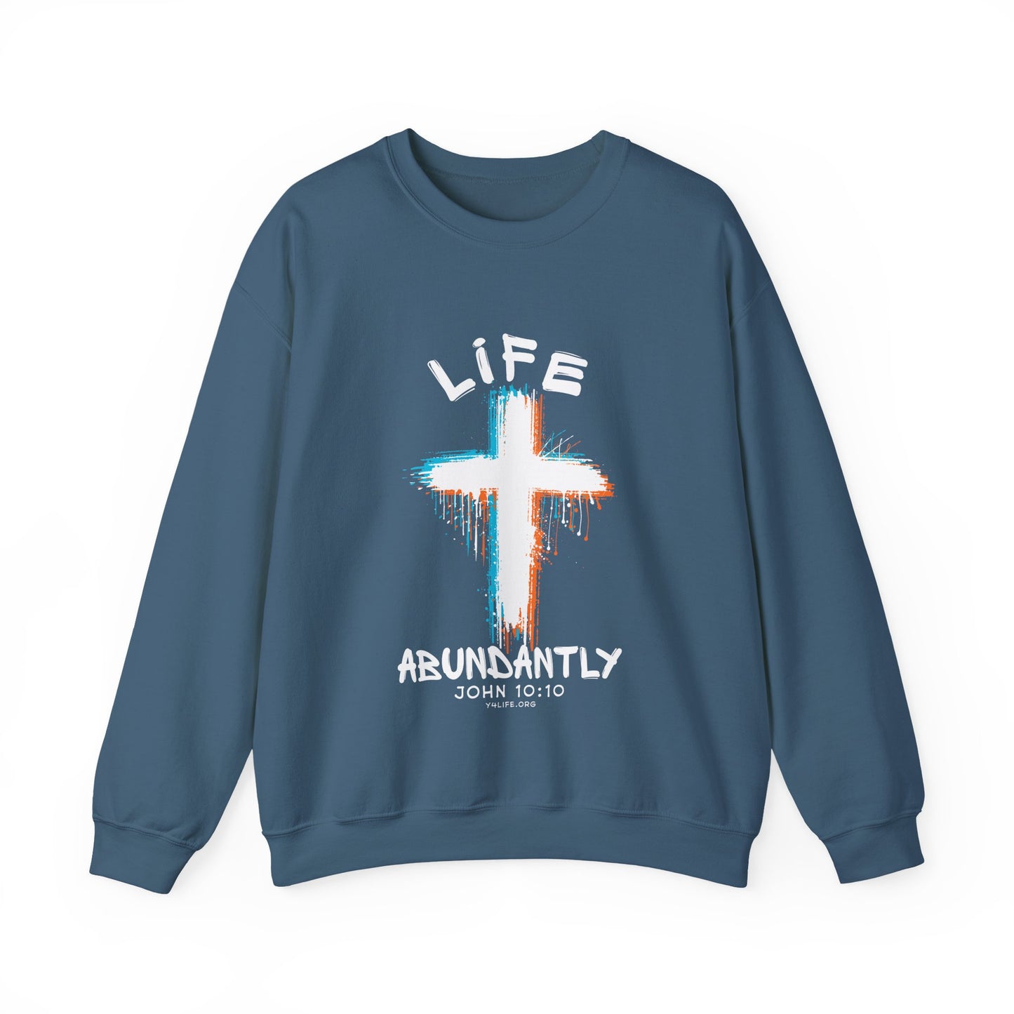 Life Abundantly Multicolor Crewneck Sweatshirt