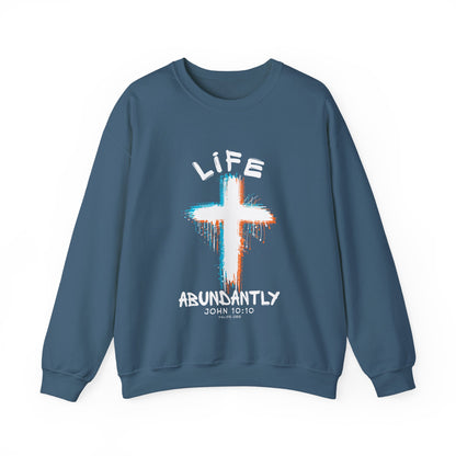 Life Abundantly Multicolor Crewneck Sweatshirt