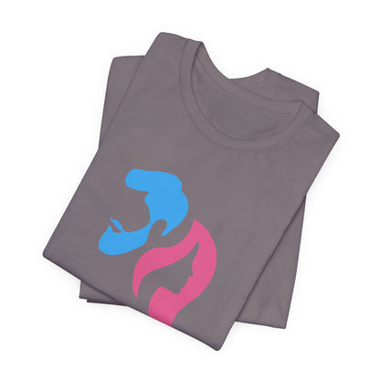 "Gender is a Gift" (faces) Unisex Jersey Short Sleeve Tee