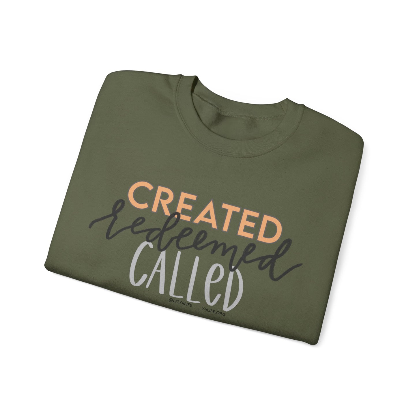 Created Redeemed Called Crewneck Sweatshirt
