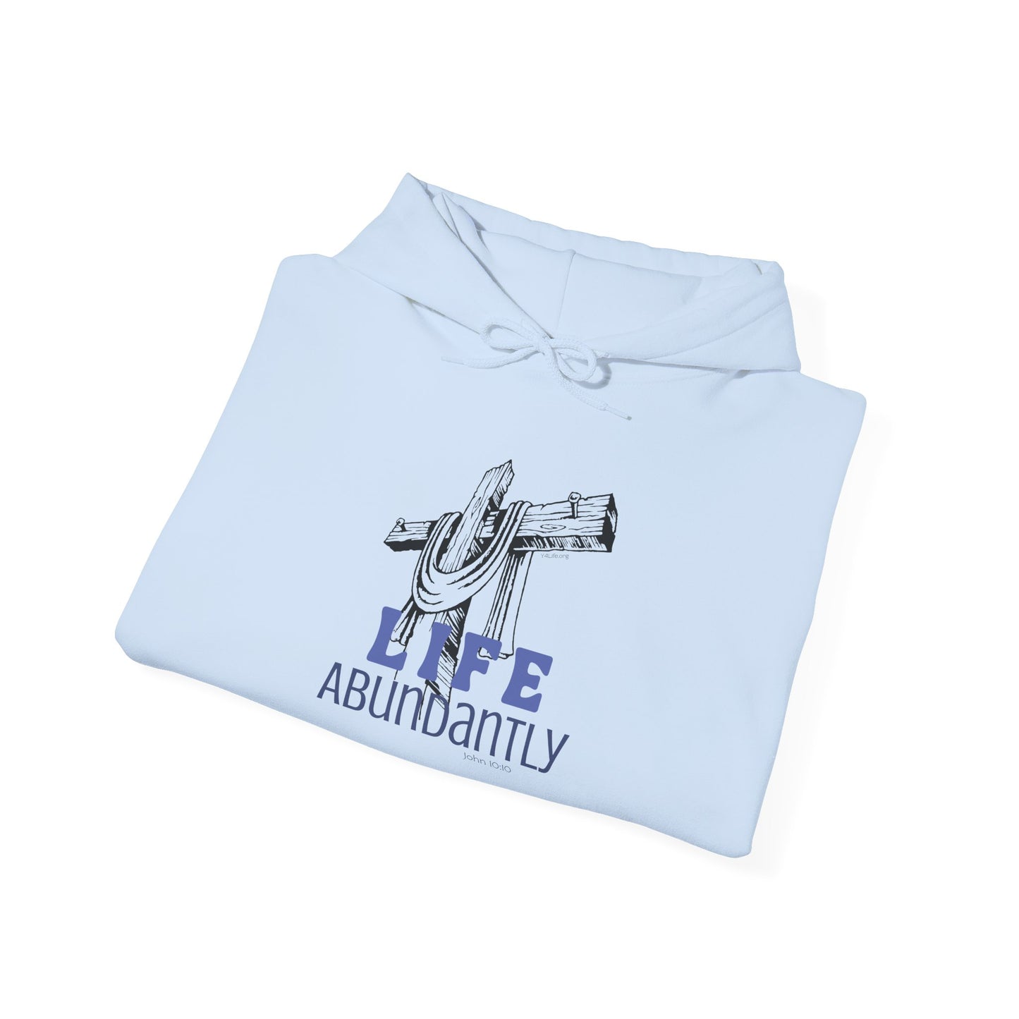 Life Abundantly Monochrome Hooded Sweatshirt