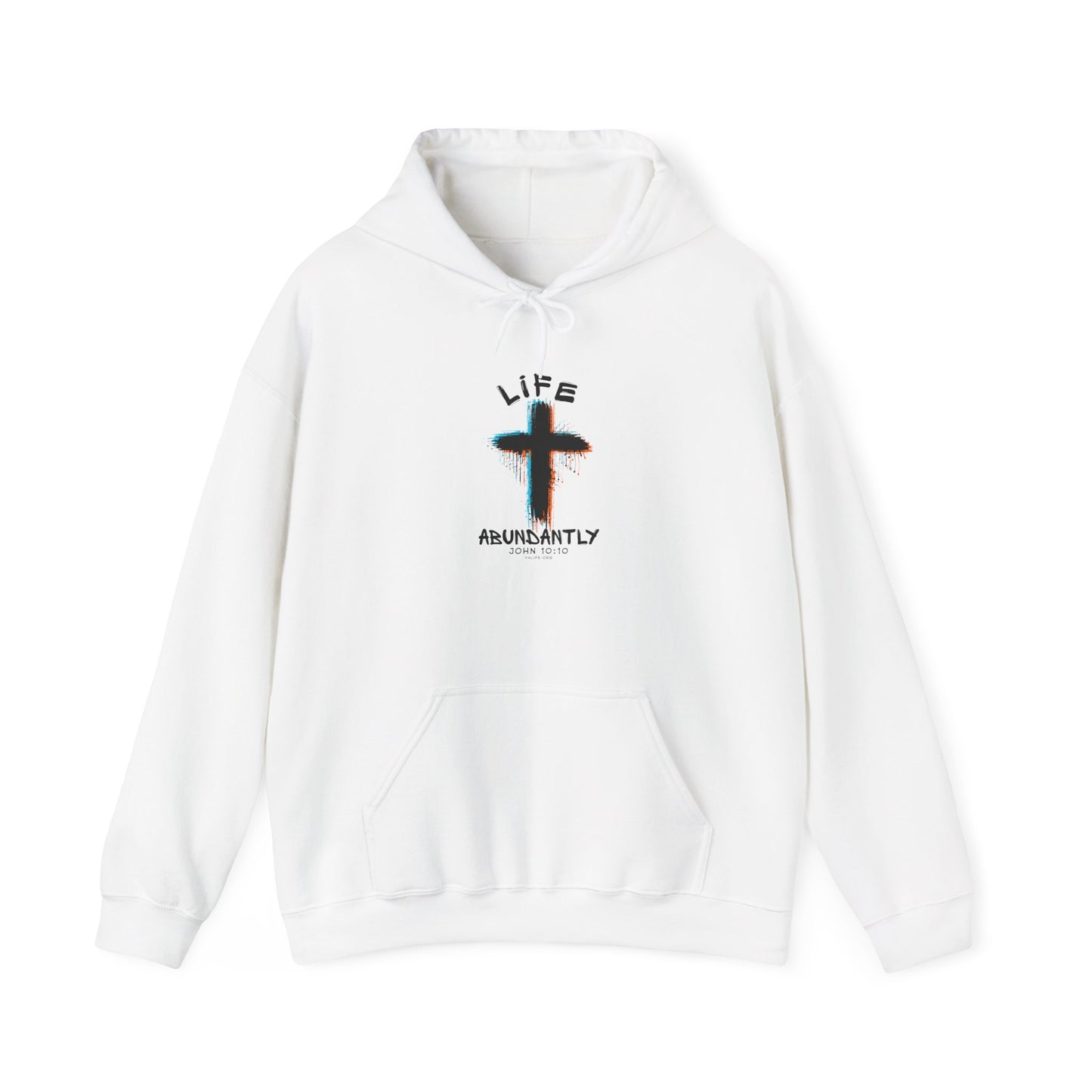 Life Abundantly Multicolor Hooded Sweatshirt