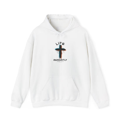 Life Abundantly Multicolor Hooded Sweatshirt