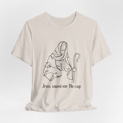 "Jesus Saved Me" Unisex Jersey Short Sleeve Tee
