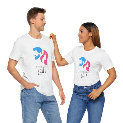 "Gender is a Gift" (faces) Unisex Jersey Short Sleeve Tee