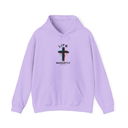 Life Abundantly Multicolor Hooded Sweatshirt